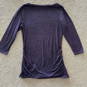 The Limited Purple 3/4 sleeve shirt